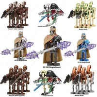 Hasbro New TV6111 Star Wars Building Blocks  IG-100 Magna Guard  Assault Robot Captain General Grievous Mini Doll Figure Toys