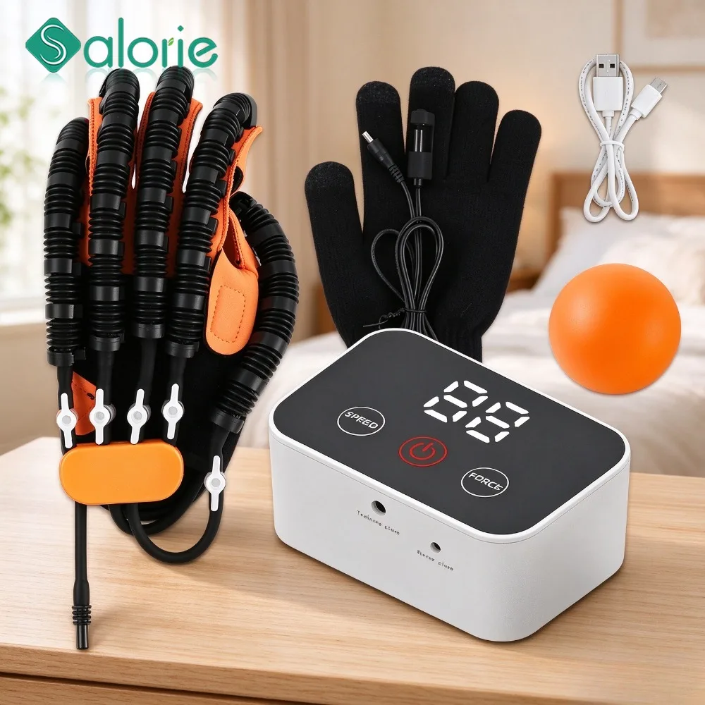 Upgraded Hand Rehabilitation Robot Glove Automatic Finger Flexion Extension Trainer Stroke Hand Rehabilitation Equipment
