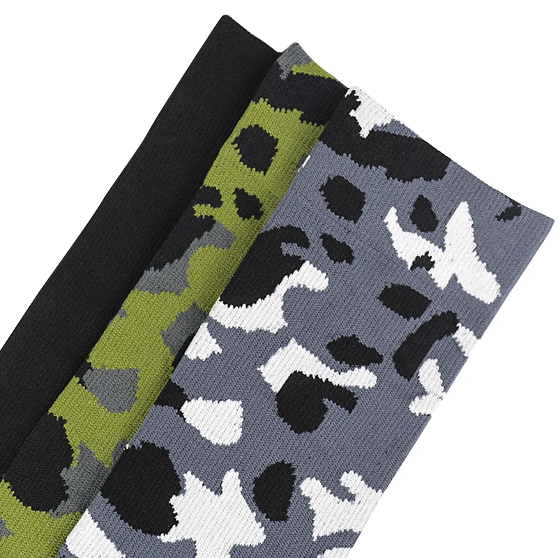 Sports Outdoor Camouflage Cycling Socks Men Cross-country Mountain Compression Bike Socks Army Green Calcetines Ciclismo