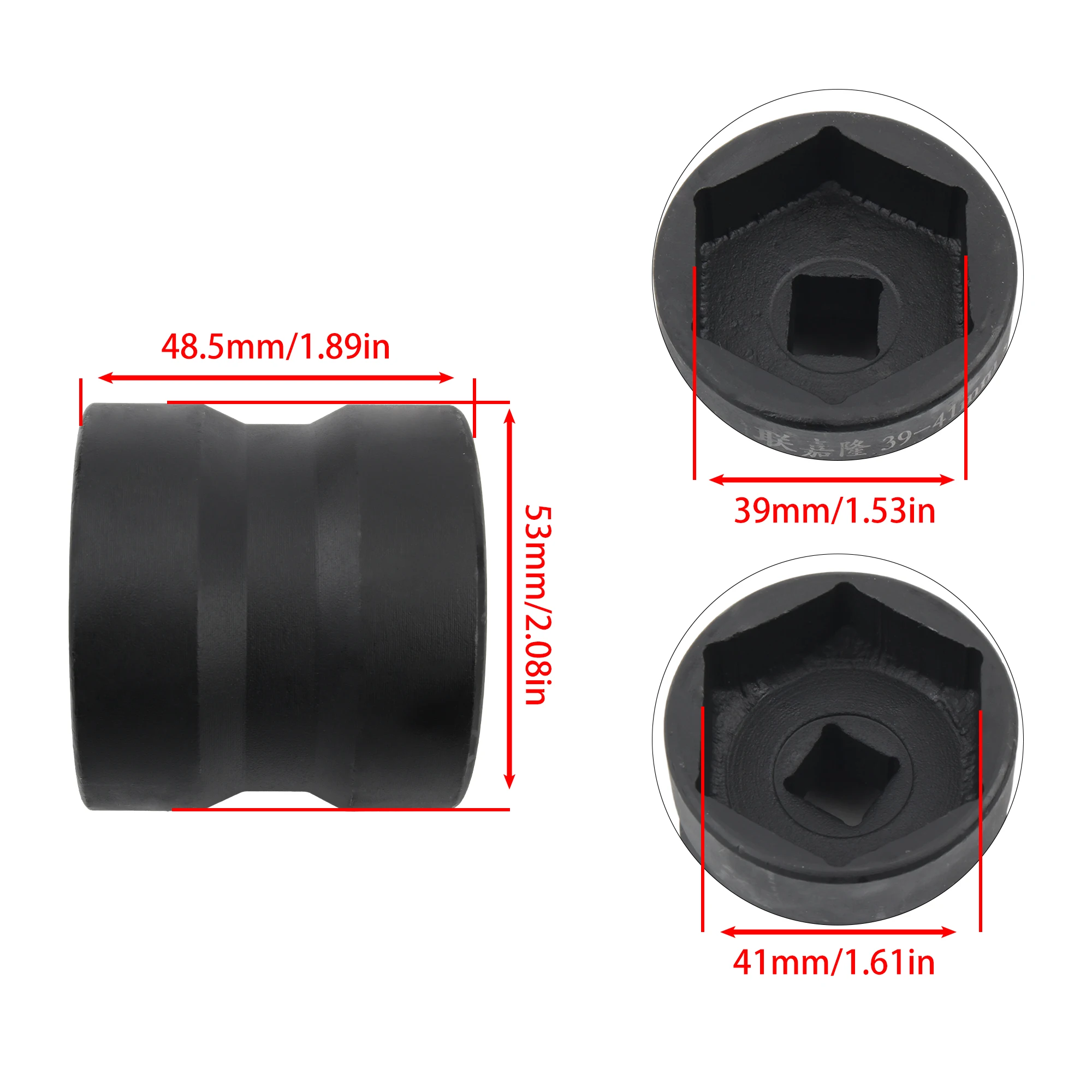 Motorcycle Clutch Disassembly Repair Removal Tool Nut Sleeve 39mm-41mm Carbon Steel Pulley Nut Part image 6