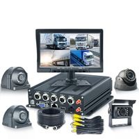 CCT Vendor Night Vision Cmsv6 Truck Dvr Camera 10 Inch VGA Monitor SD Ai Mdvr Solution 4ch Cctv Bus Mdvr 4g Gps Car Mobile Mdvr
