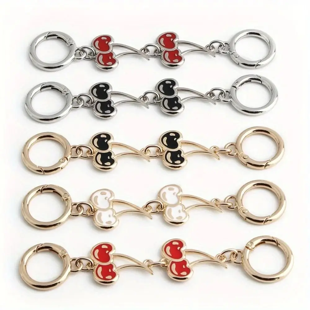 Bag Chain Strap Extender Cherry Shaped Hanging Replacement Chain For Purse Clutch Handbag Bag Extension Chain Bag Accessories
