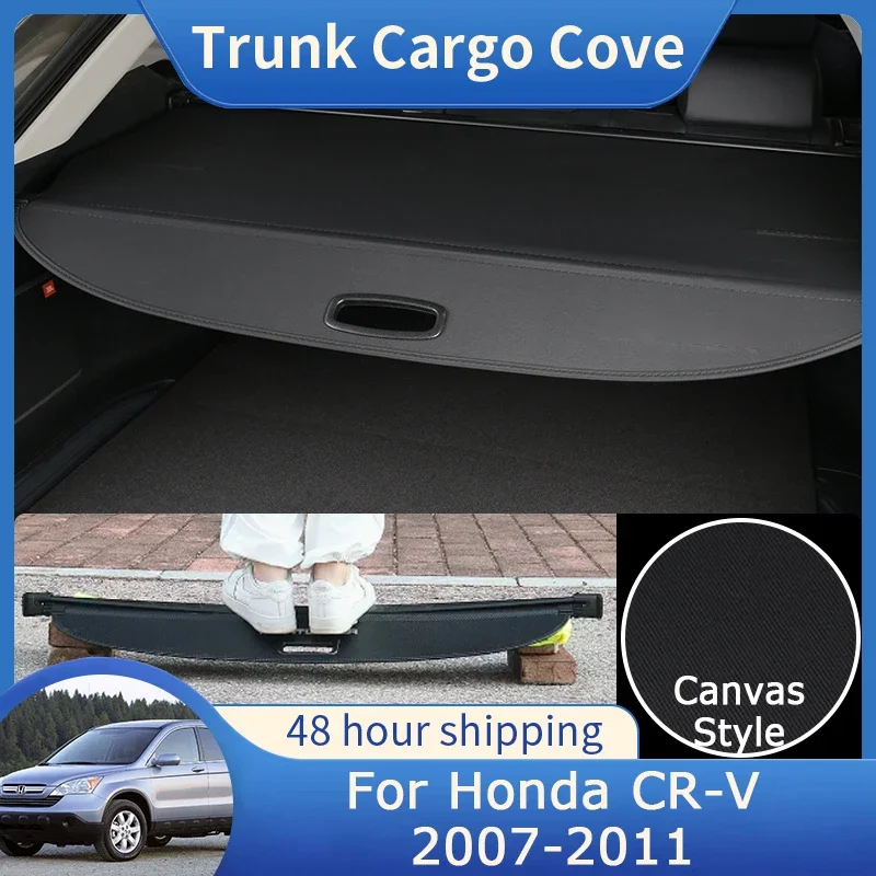 

For Honda CR-V 2007 2008 2009 2010 2011 Rear Trunk Cargo Cover Retractable Privacy Security Luggage Curtain Interior Accessories