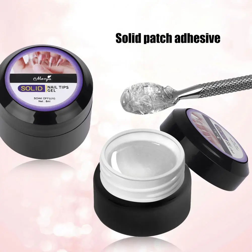 Versatile senza salviette Gel per unghie fai-da-te Manicure Colla forte appiccicosa Gel per unghie artificiale salvaspazio di manodopera Innocuo per salone di bellezza