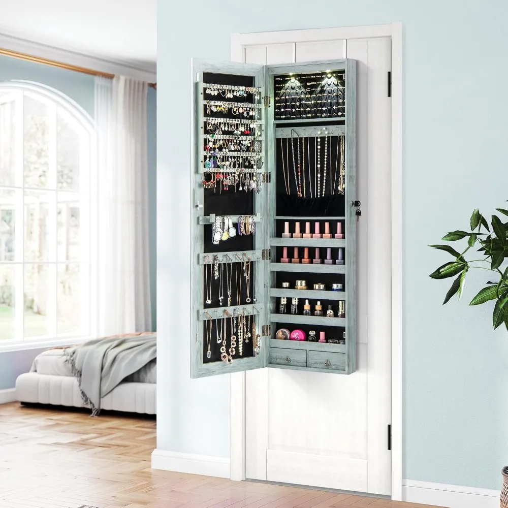 Wand- oder türmontierter Schmu – Full Length Mirror Jewelry Armoire Bewertung und Preis