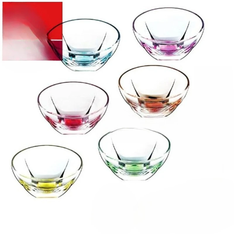 Crystal glass Symphony creative salad bowl, small soup bowl, rice bowl, fruit plate