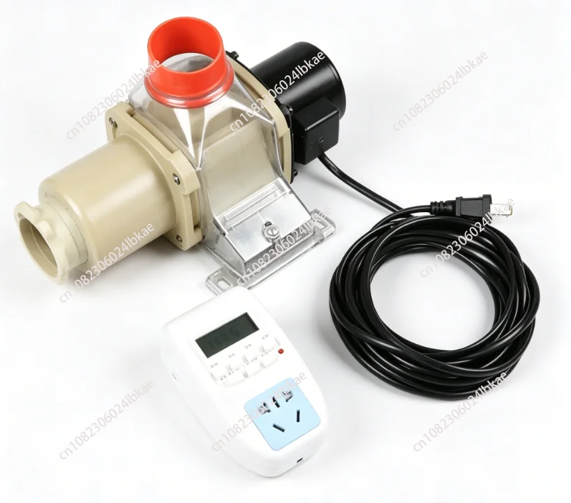 Automatic Timing Chicken Pigeon Feeder 220V, Hopper Projectile Feed Machine for Bird Cage