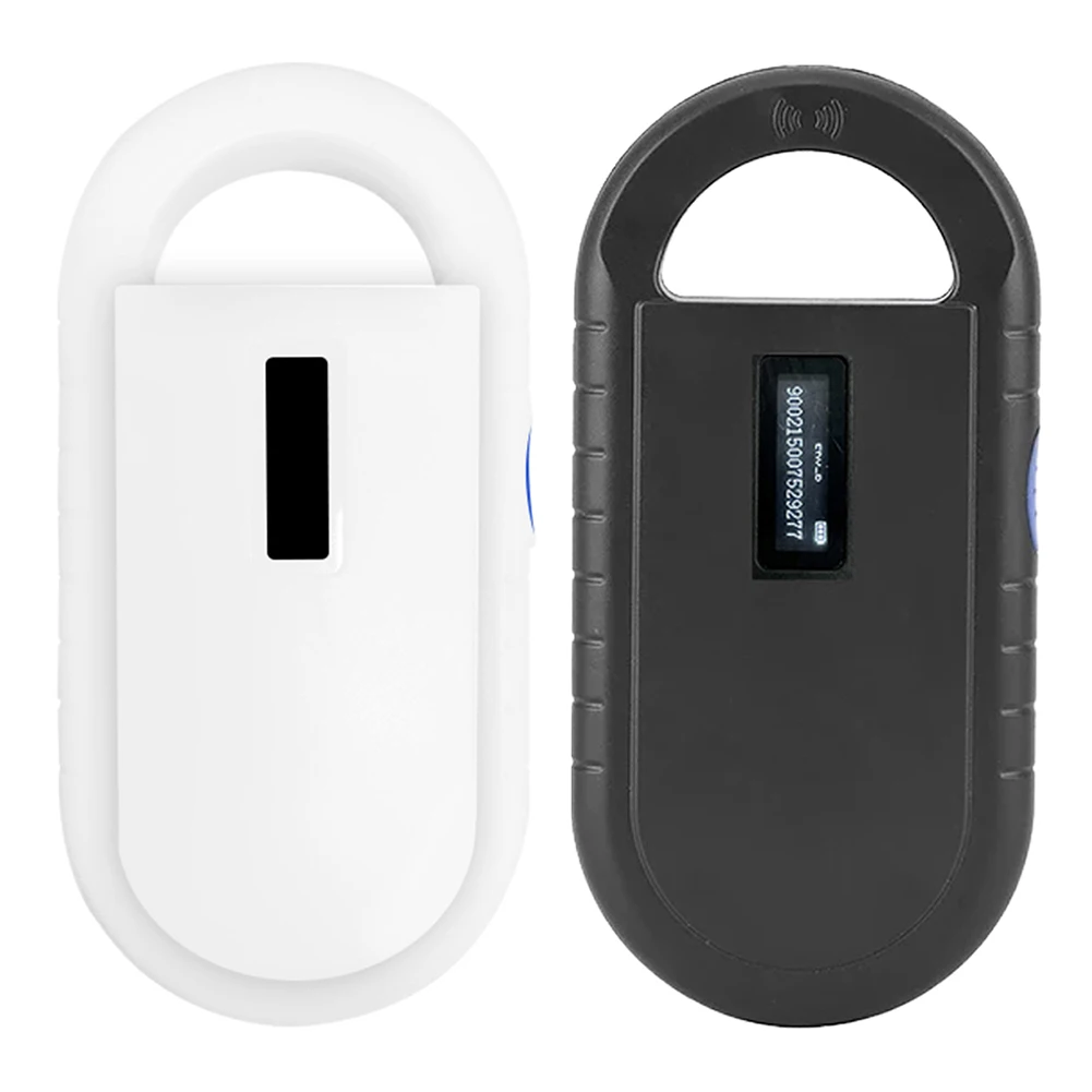 Lector RFID portátil para animales, 125KHZ, 134,2 KHz, lector de microchip para animales, escáner de chips para mascotas recargable para ISO 11784/11785/FDX-B/ID64