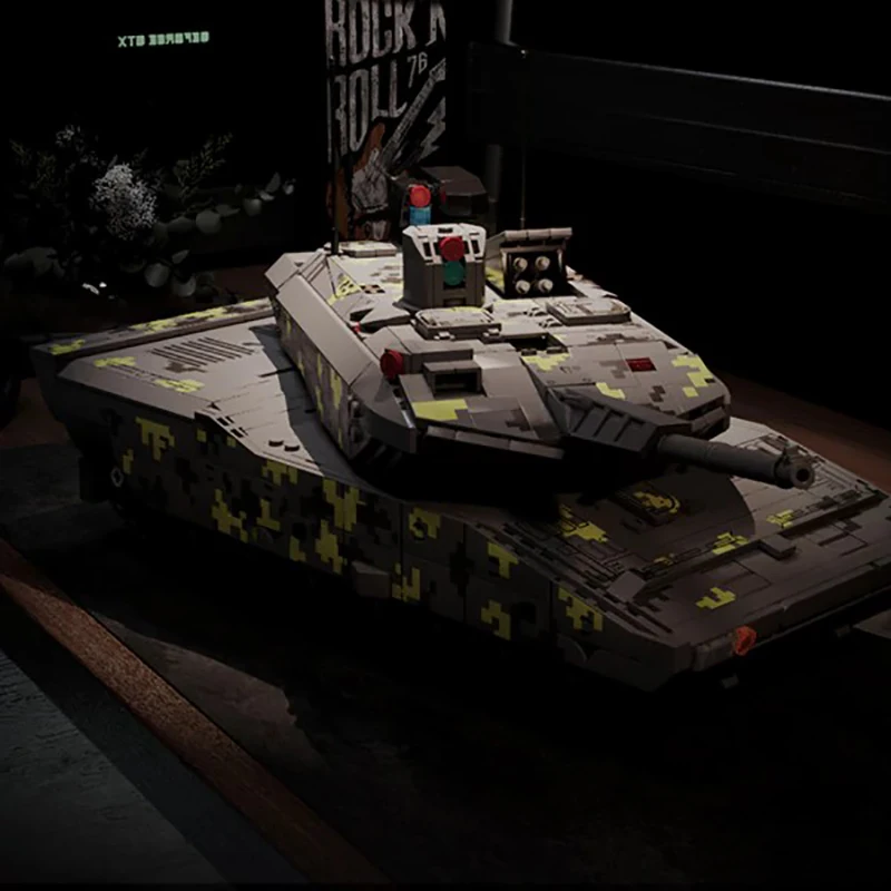 Blocos de construção técnicos militares kf51 panzer, tanque pesado do exército da segunda guerra mundial, 4 figuras, kit de modelo de tijolo, presentes para adultos e crianças, 2235 peças