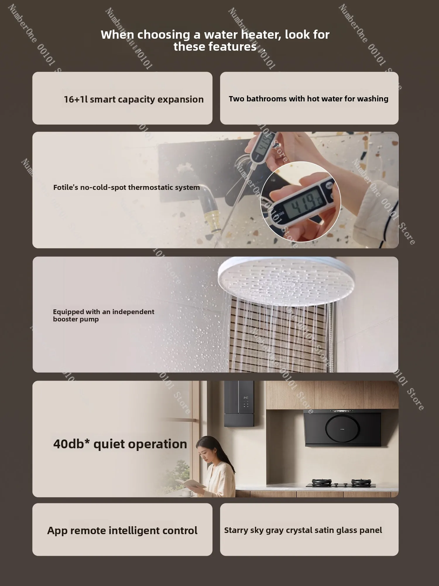 16m1pro gas water heater - natural gas, home use, boosted pressure - official