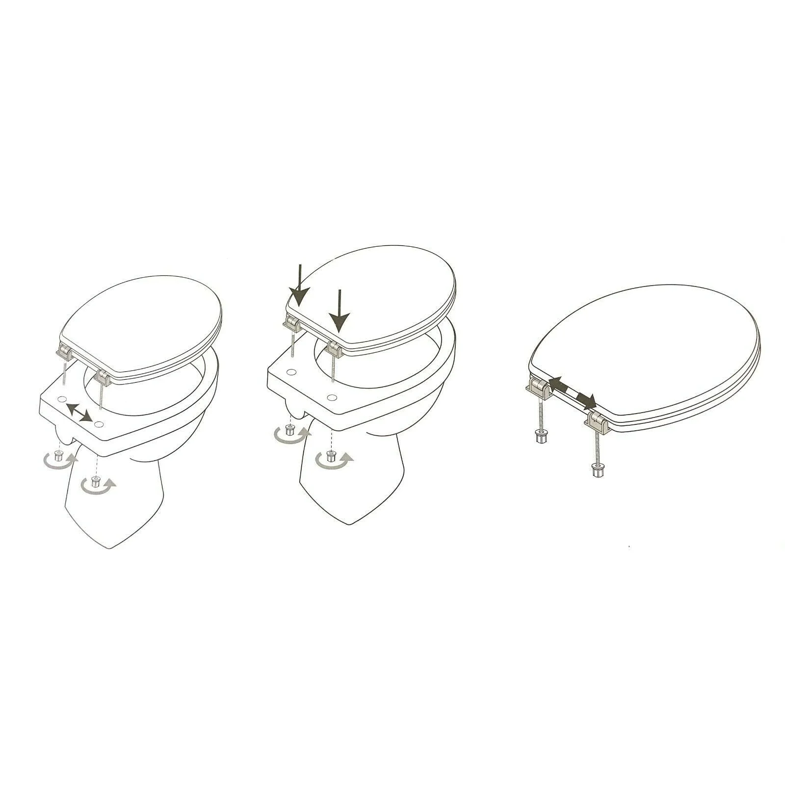 Tendance - vater cover toilet seat toilet lid, bathroom toilet seat cover