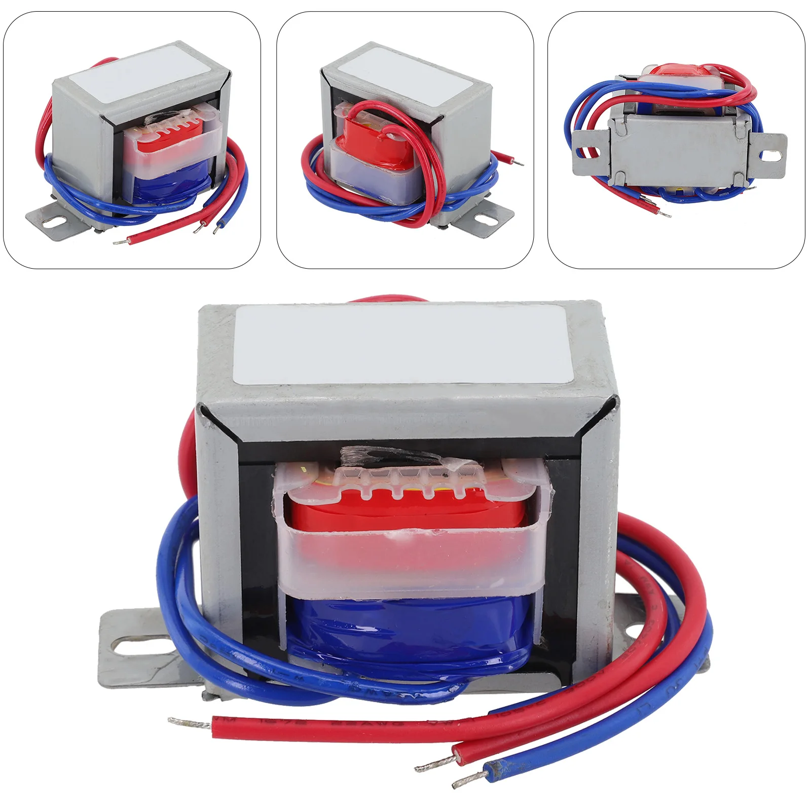 1PCS 10W EI48 Power Transformer Input 220V Output 12V-0-12V 24V-0-24V 12V 24V Herramientas Power Tool Sets Taladros