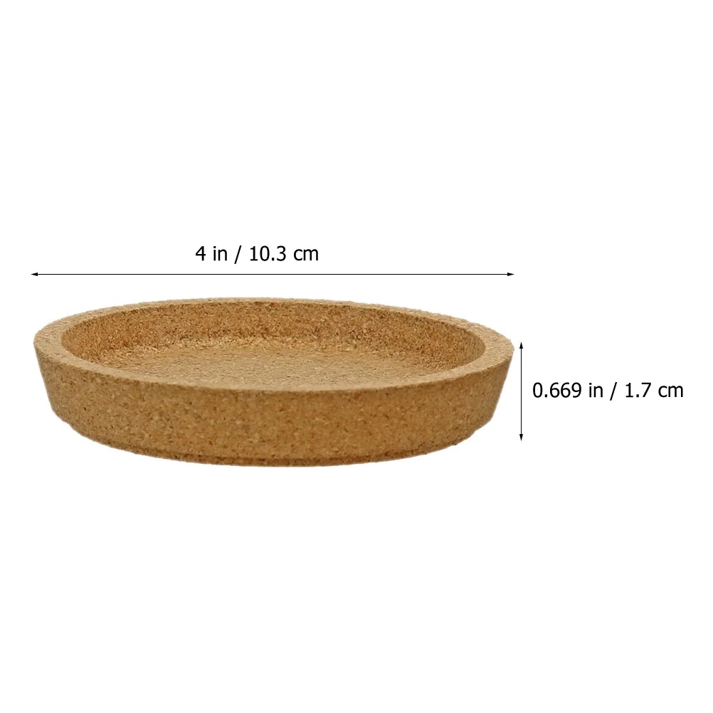 

10Pcs Thick Heat Resistant Cork Coasters Anti-Scalding Cup Mats for Home Coffee Shop Decor Cork Coasters Heat-Resistant Cup Mat