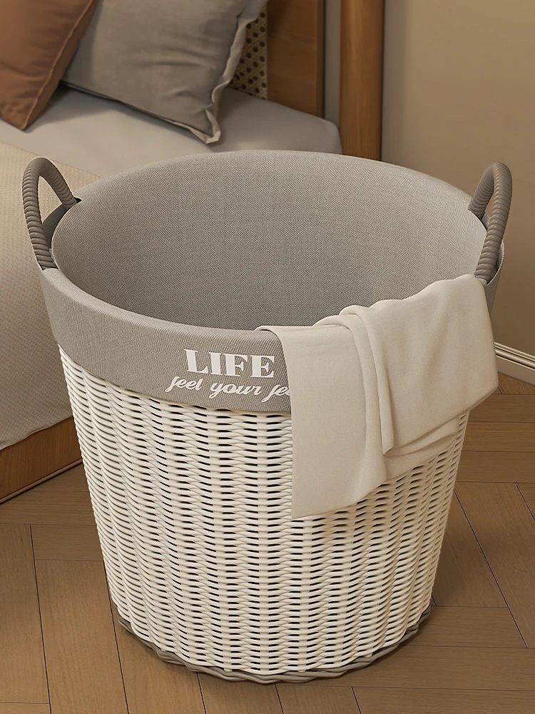 

Высокое эстетичное значение, большая корзина для белья Capaci, ретро Sle, корзина для хранения одежды для домашнего использования, корзина ручной работы в европейском дизайне
