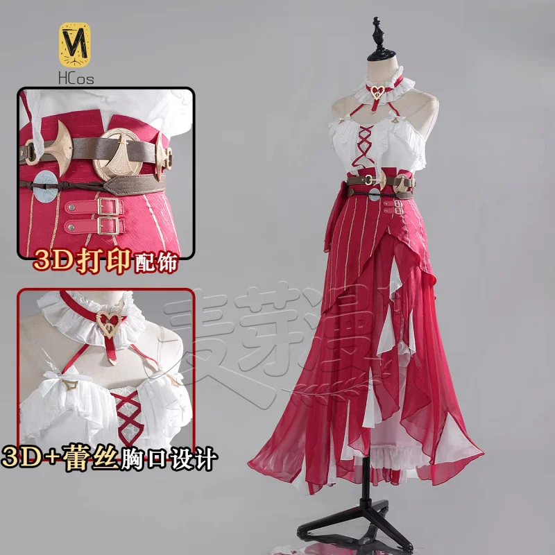 

HCos Zenless Zone Zero Ye Shunguang Cosplay Costume Full Set Uniform Role Play Halloween Carnival Party Outfit for Women