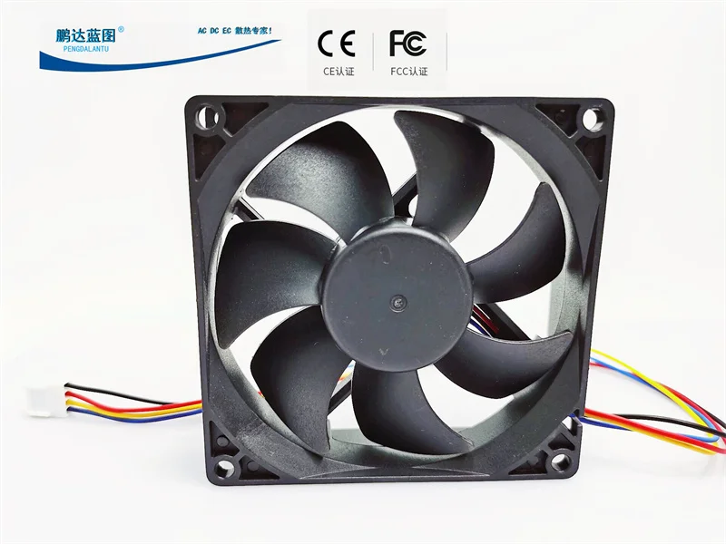 Brand new Pengda blueprint 9225 9025 variable frequency PWM temperature control 24V 0.158A 9CM chassis cooling fan