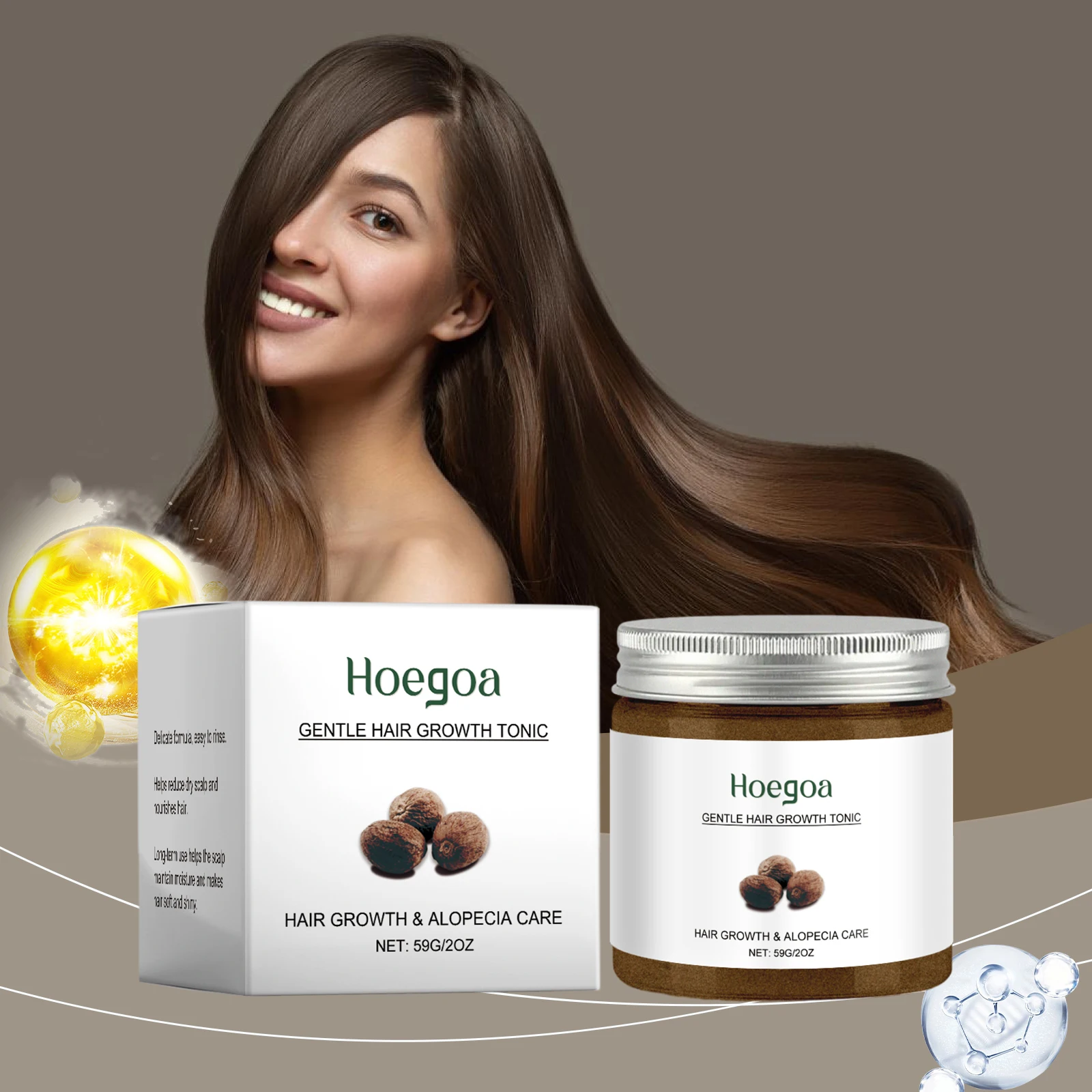 

Nourishing Scalp Care Powder Gentle Soothes Scalp Nourishes Hair Promotes Healthy Smooth Shiny Locks Ideal for Daily Care