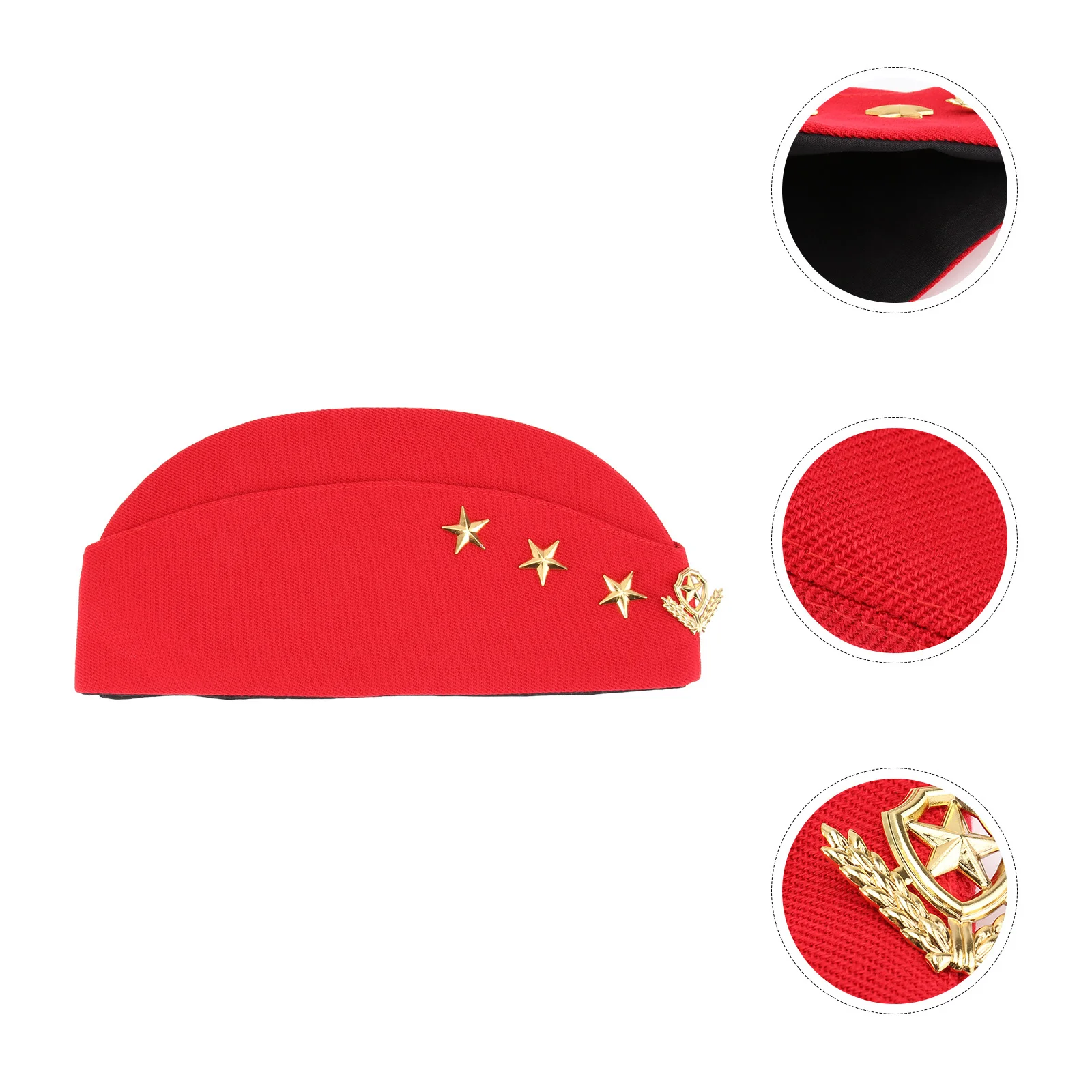 

Sailor Dance Hat Beret Canvas Red Flight Stewardess Cap Women Dancing Navy Costume Stylish Chic Old Fashion Lightweight Warm
