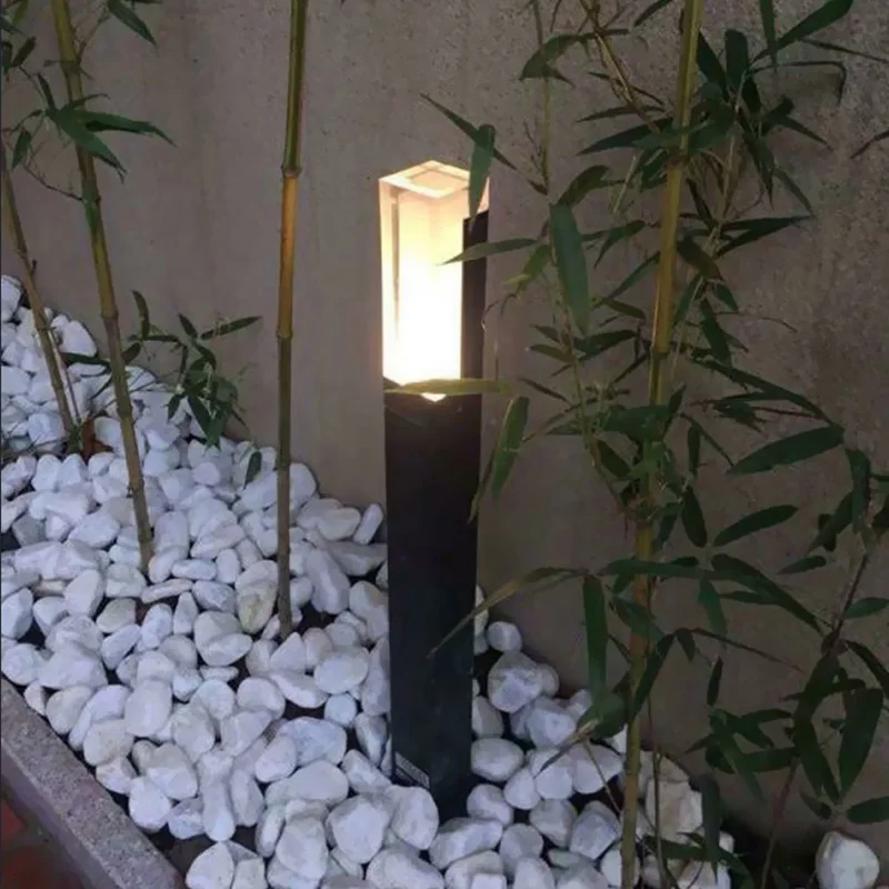 Luz de gramado impermeável ip65 ao ar livre led 10w luz acrílica de alumínio, parque quadrado jardim pátio luz de paisagem AC85-265V