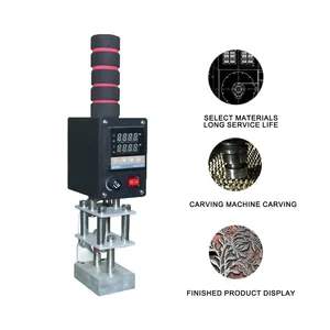 Handheld Panas Tekan Manual Hot Stamping Mesin Panas Tekan Digital Alat Kulit Kertas Kayu Logo Foil Stamp 5*7/8*10/10*13cm 12 mesin foil penjualan terbaik - №