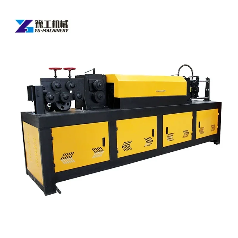 

YG Steel Straightening And Cutting Machine Rebar Round Bar Straightener Automatic Processing Cutter Straightener for New Zealand