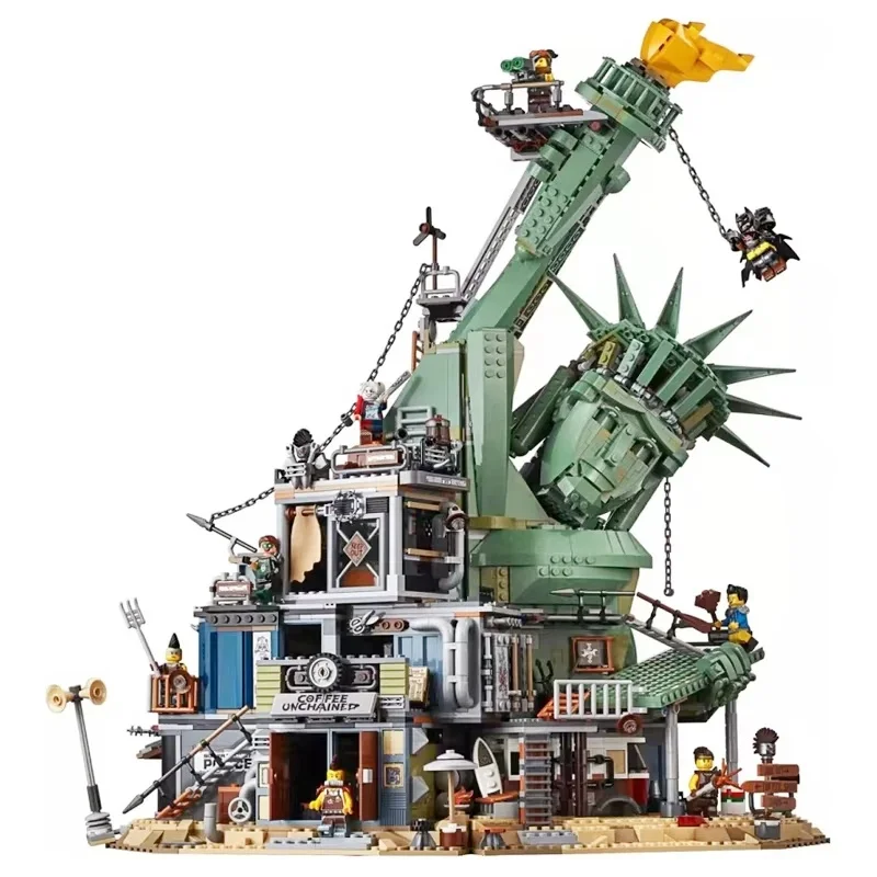 

3178PCS Devil's Doomsday Castle, complex architectural patterns, home decor, children's gifts, Christmas gifts