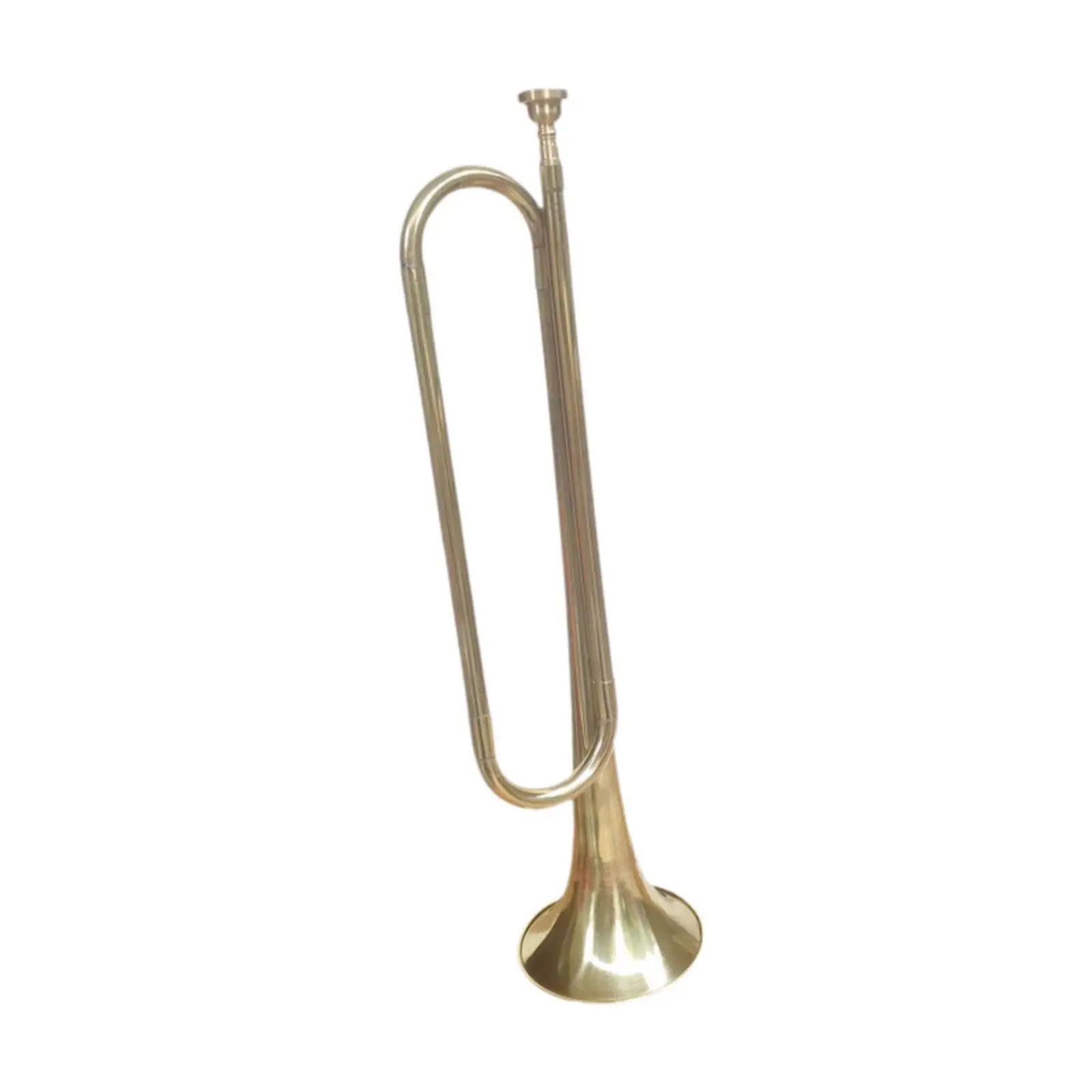 C Flat Bugle Golden Trumpet Classic Portable Musical Instrument Scout Bugle