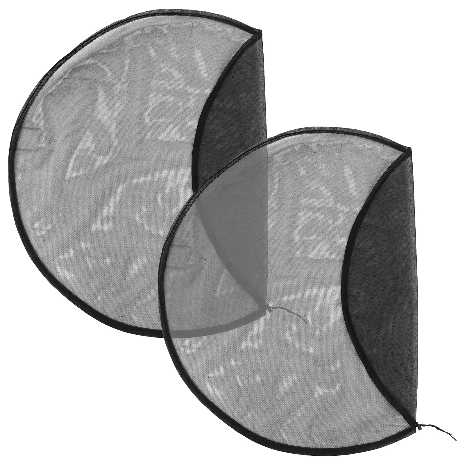 

2Pcs Rain Barrel Net Cover Lightweight Portable Filter Leaves Debris Water Tank Protective Cover for Gardens Yards