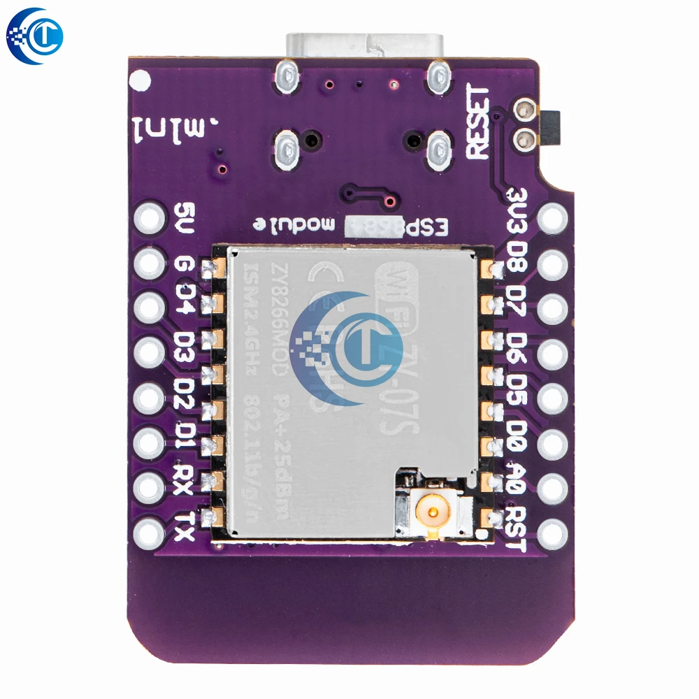 D1 Mini TYPE-C ESP8266 ESP-07/07S CH340G USB D1 Mini WIFI Development Board D1 Mini NodeMCU Lua IOT Board 3.3V With Pins