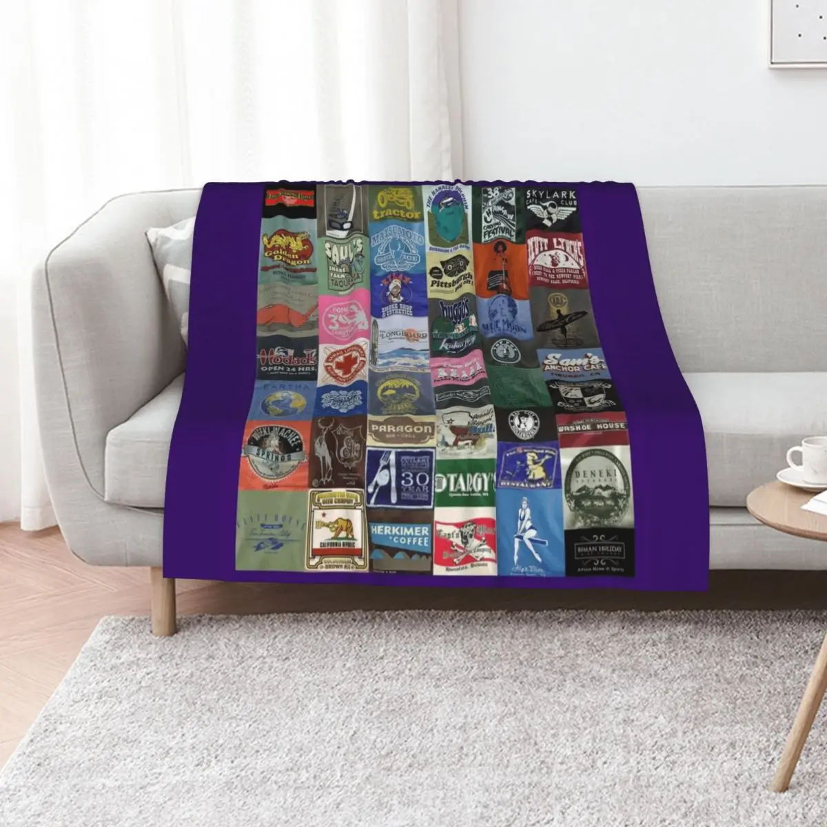 Bella Swan's Eclipse T-shirt Quilt Replica | Twilight Saga Fanart Throw Blanket Loose Shaggy Bed Blankets