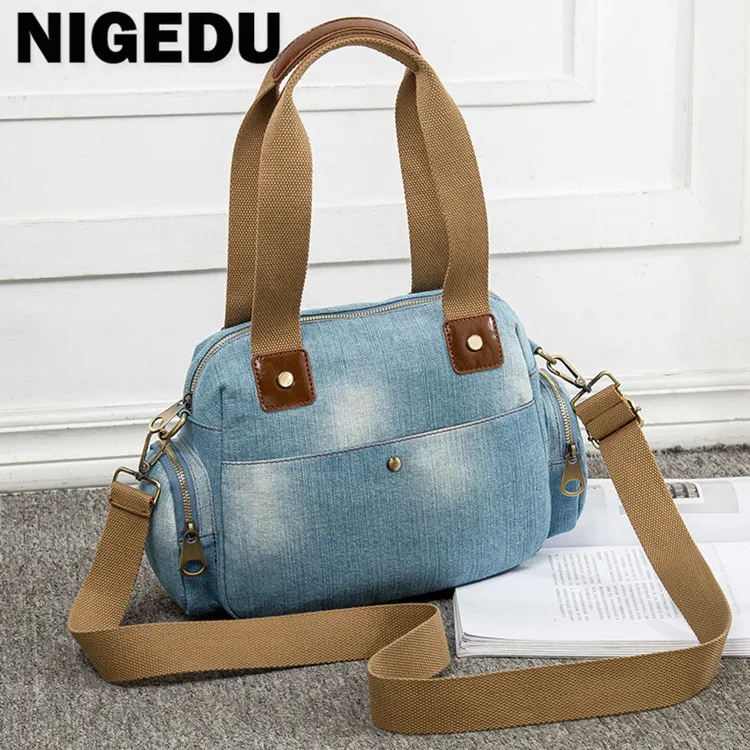 

Роскошный бренд, женская сумка, большая модная джинсовая джинсовая женская сумка на плечо, новый дизайн, женские сумки, повседневная женская сумка через плечо, синяя