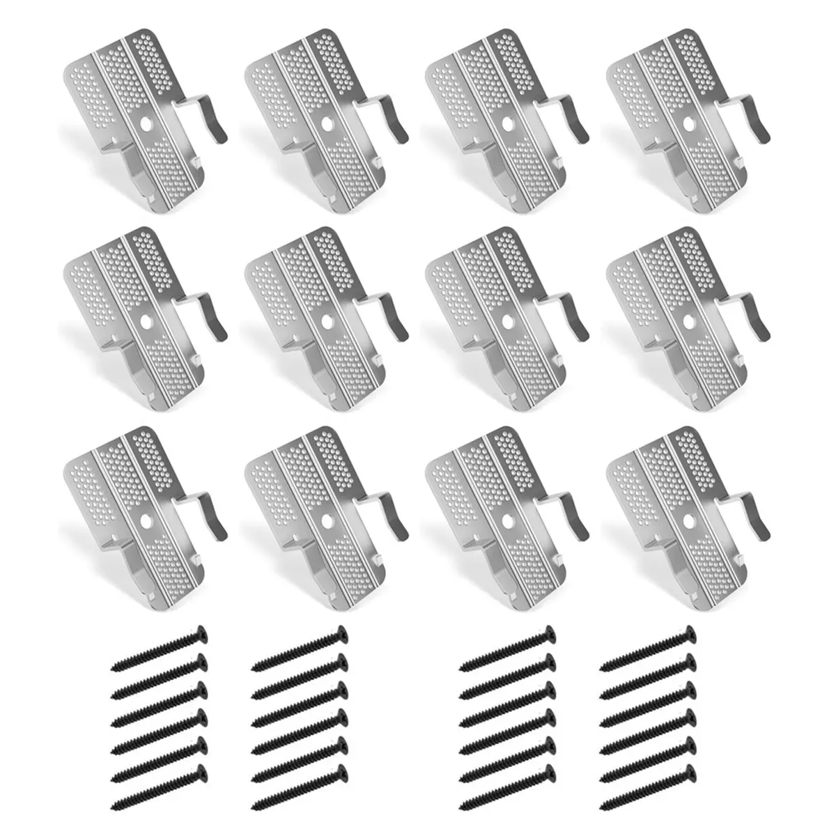 【New User-Coupon!】12Pack Drywall Repair Clip,Drywall Clips Repair with 24 Screws for 1/2