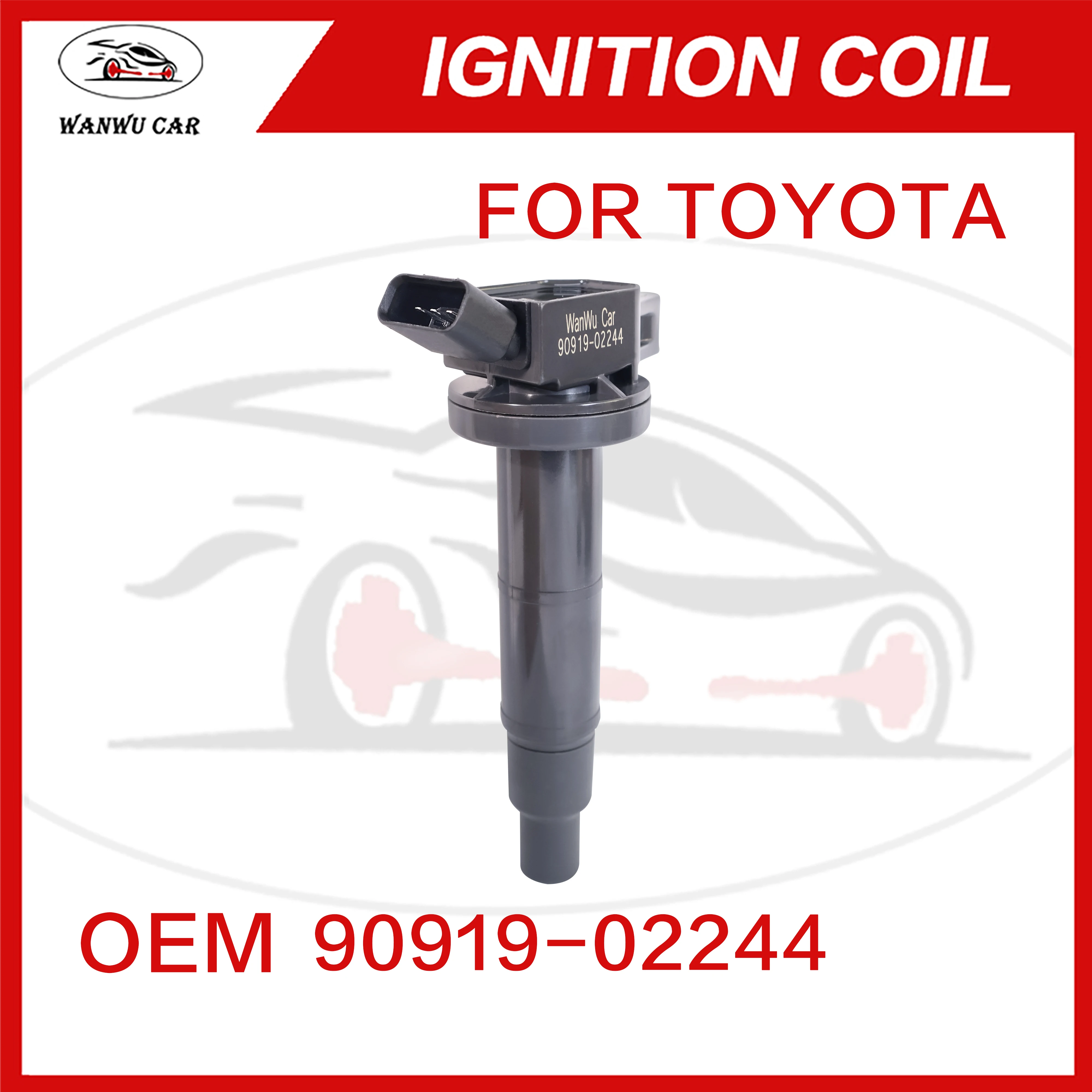 90919-02244 Ignition Coil Igniter Suitable For TOYOTA 90919-02243 90919-02266 90919-19023