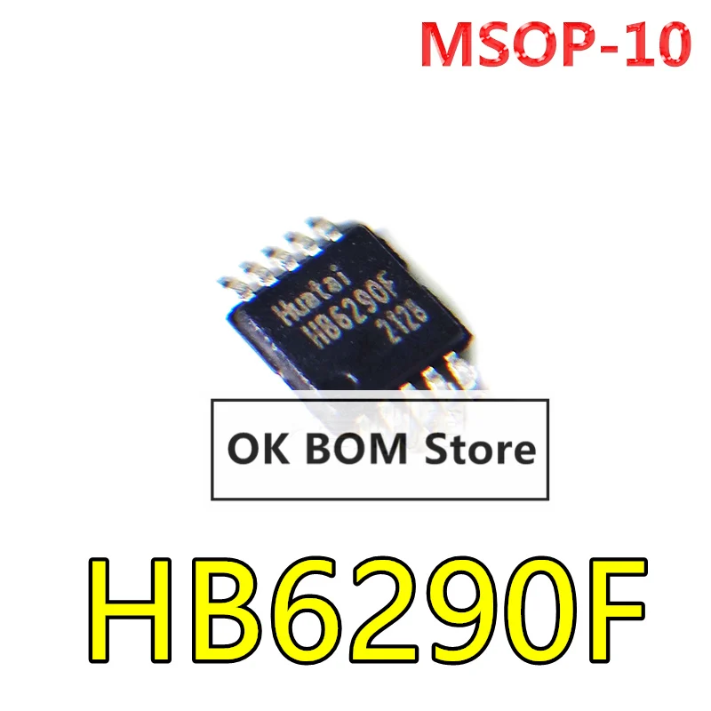 5PCS HB6290F MSOP10 2-4 switching type lithium lead acid battery power supply charge management chips HB6290