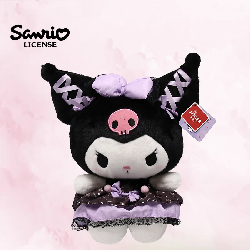 ตุ๊กตาซานริโอ้ คุโรมิ ซีรีส์งานเลี้ยง ตุ๊กตาผ้ากำมะหยี่น่ารัก เมโลดี้ ตกแต่งห้องนั่งเล่น โซฟา ของตกแต่งแฟชั่น ของขวัญเทศกาลสำหรับเด็ก