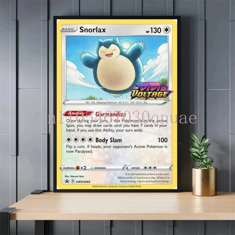 البوكيمون شخصيات كرتونية كلاسيكية بيكاتشو السنجاب تشارماندر Mewtwo بطاقة حائط لوح رسم الفن يطبع غرفة المعيشة ديكور الملصقات