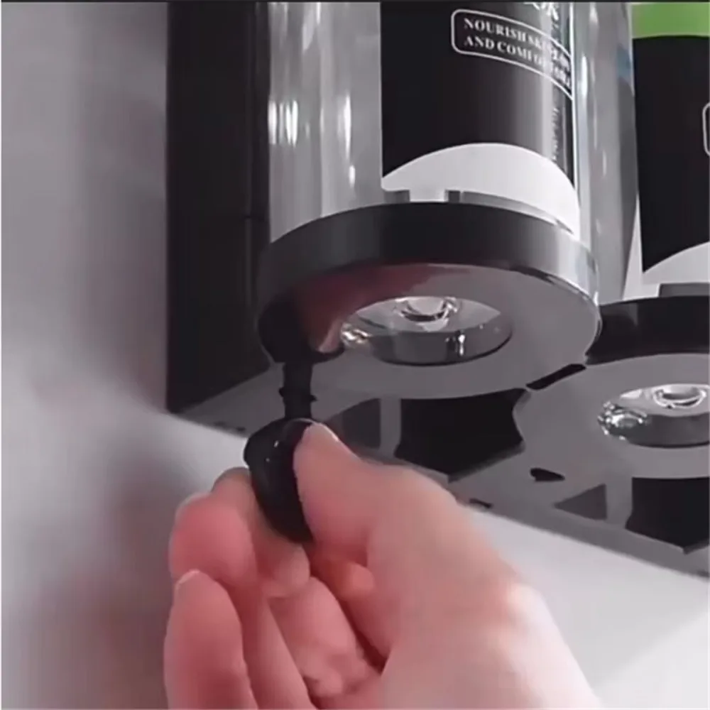 

New 300ML Shampoo Bodywash Dispenser Bottles Wall-mounted with Pumps Empty Shampoo Bottles Large Capacity Amber Shower Bottles