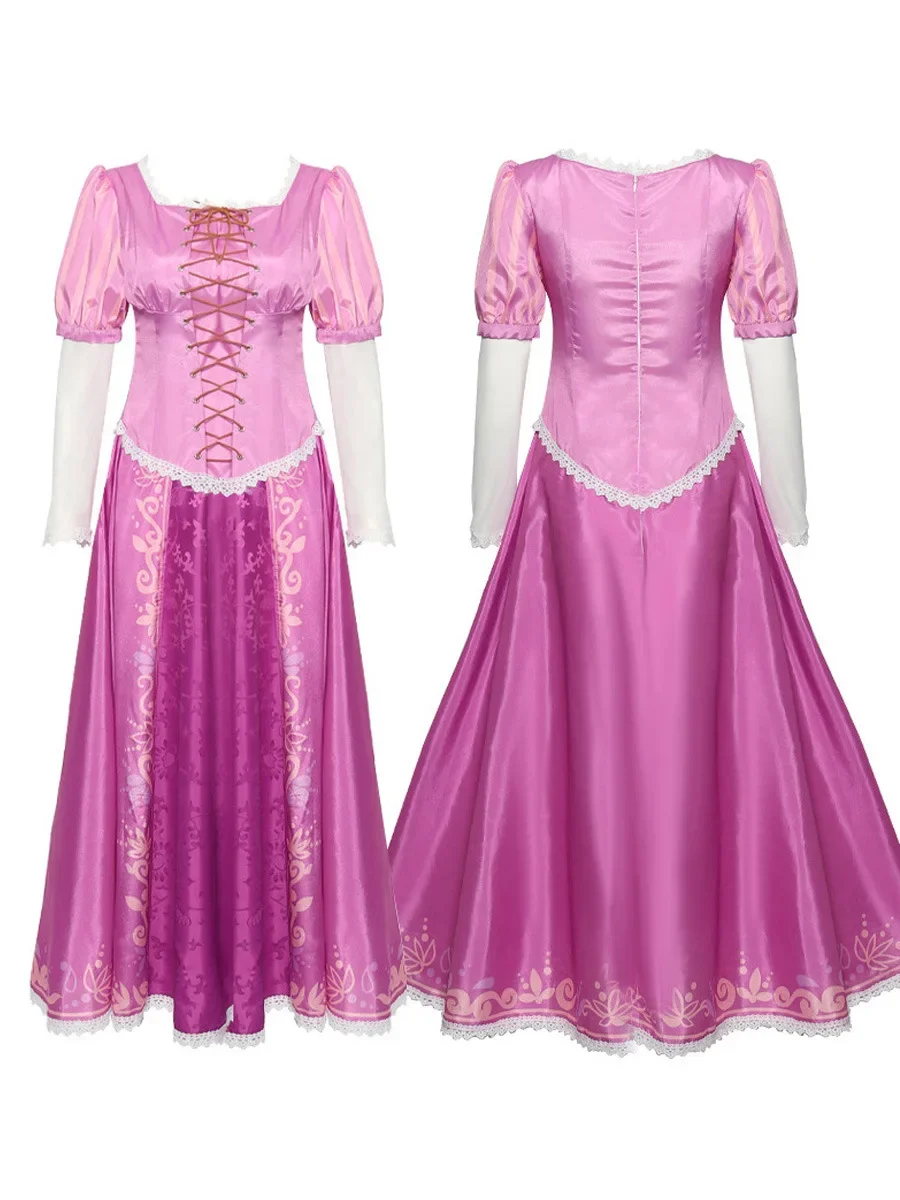 

Mangyou Society Megan Magic Hair Romance Cos Costume Long Hair Princess Cosplay Costume Halloween Princess Dress Cos