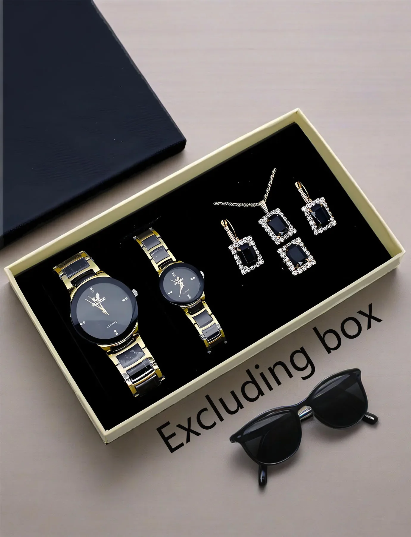 Couple Watch Fashion Quartz Watch Student Men's Watch Women's Watch Couple Watch Set 6pcs