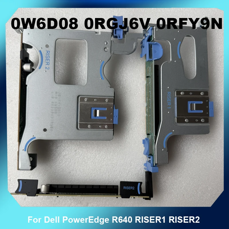 0W6D08 0RGJ6V 0RFY9N PCIe Riser Card Replacement For Dell PowerEdge R640 RISER1 RISER2 Server Expansion Board