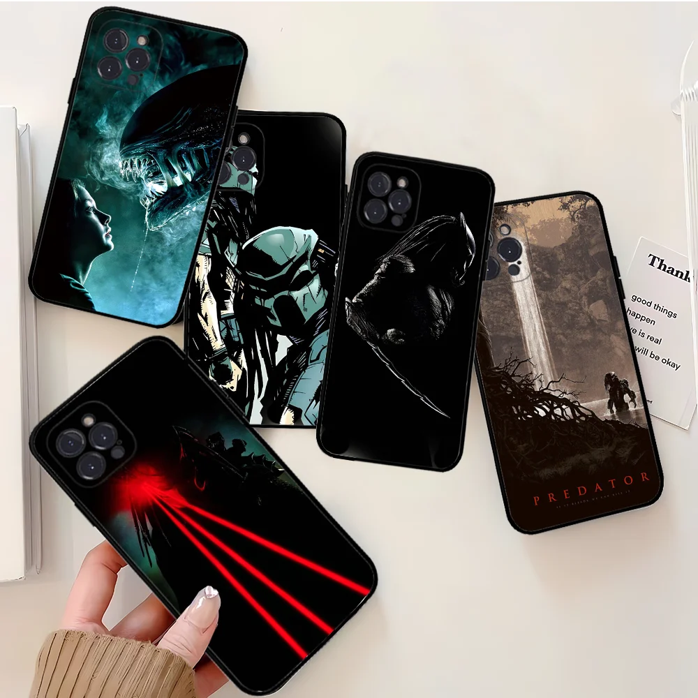 The P-Predator Phone Case Silicone Soft for iphone 16 15 14 13 12 11 Pro Mini XS MAX Plus X Cover