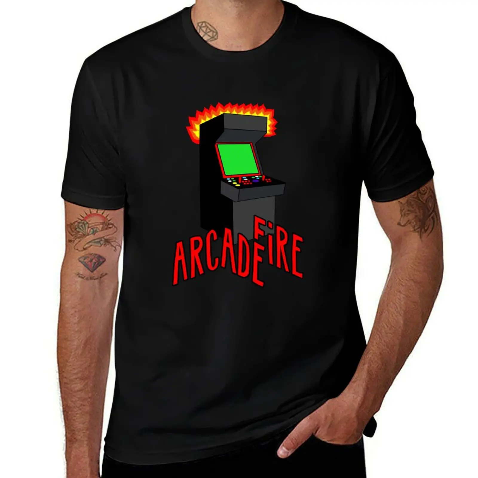 

Arcade Fire-Literally T-Shirt anime stuff aesthetic clothes boys whites shirts graphic men graphic t shirts