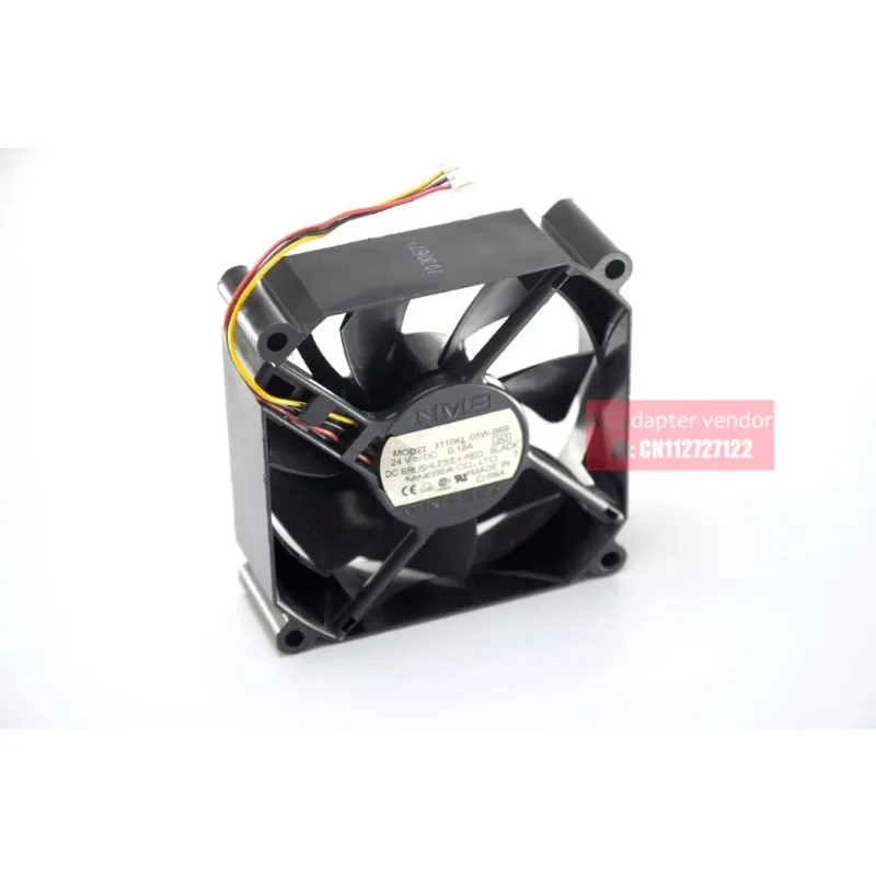 JFG For NMB-MAT 8025 24V 0.18A 3110KL-05W-B69 Power Inverter 8cm Fan 3 Lines