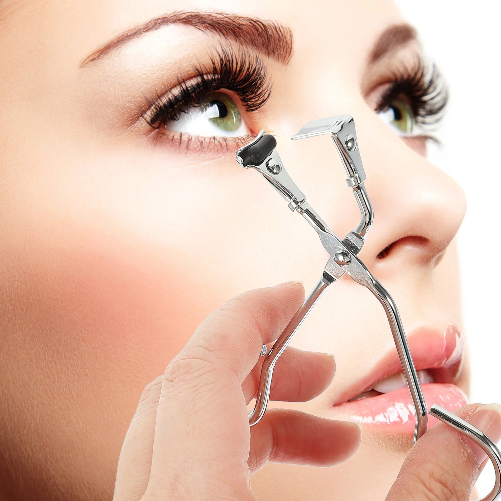 Stainless Steel Parcial Eyelash Curler para Mulheres, Rolos de Cabelo, Maquiagem Acessório, Ferramentas, Sturdy, Útil, Miss Mini