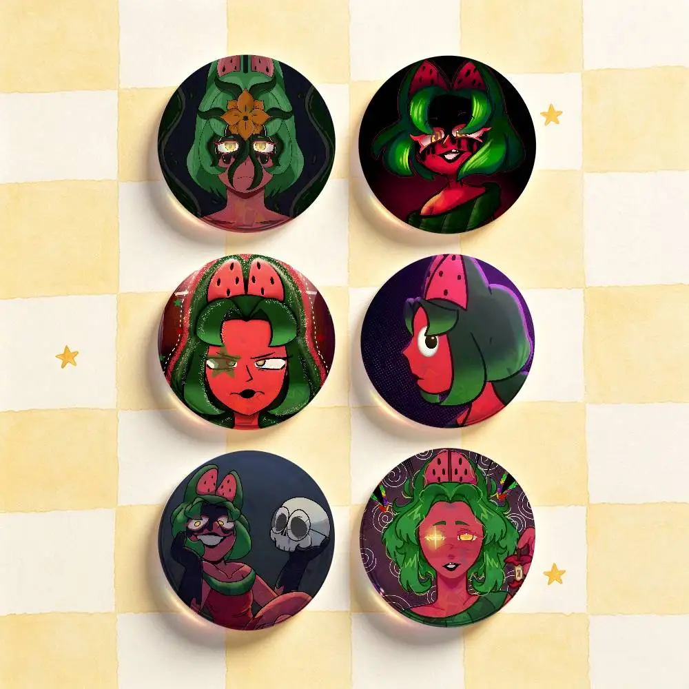 V-Voluntaria S-Suika HD Print Badges Pretty Round Display Brooches IP merchandise 32mm 58mm 75mm 44mm 25mm
