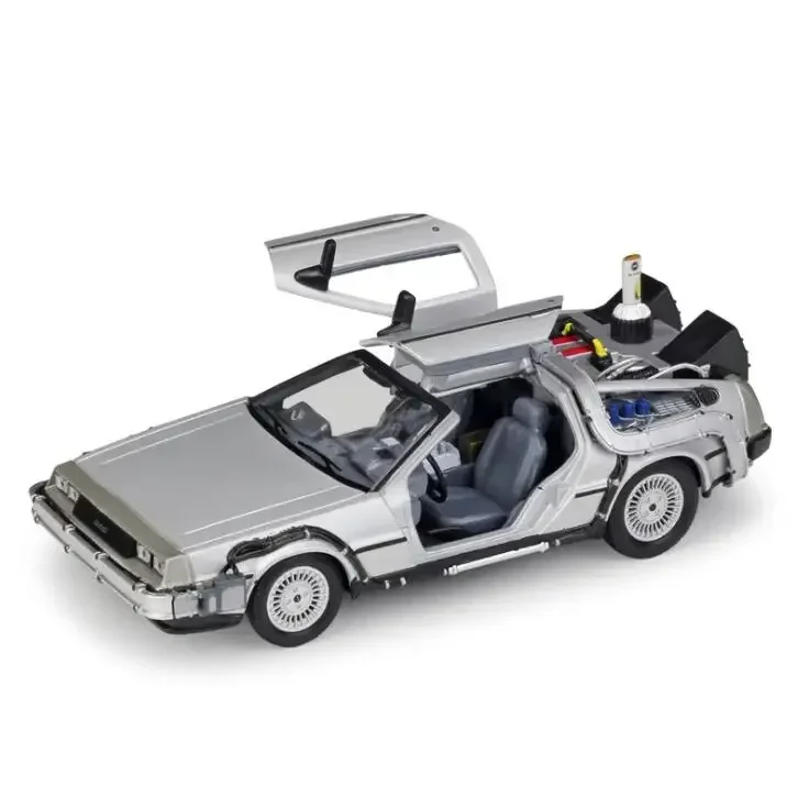 Welly 1:24 1:24 Back to future I II III Time machine Delorean Diecast Car model Metal,Plastic,Rubber