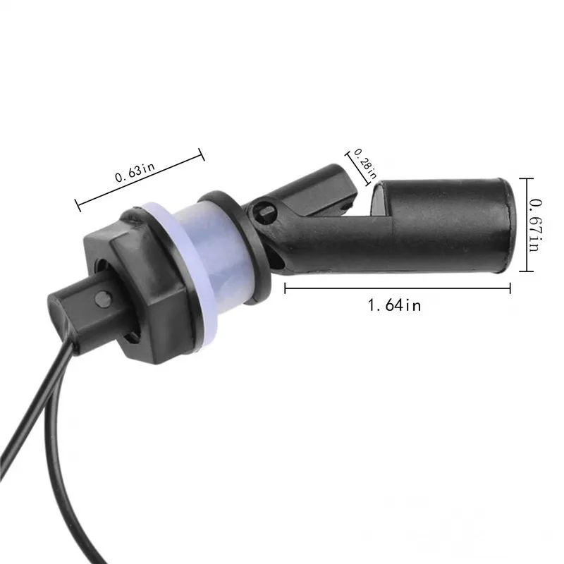 Imagem -06 - Lado Montado Interruptor Líquido Flutuador Água Nível Controlador Tanque Horizontal Piscina Fluxo Indutância Sensor 10 Pcs
