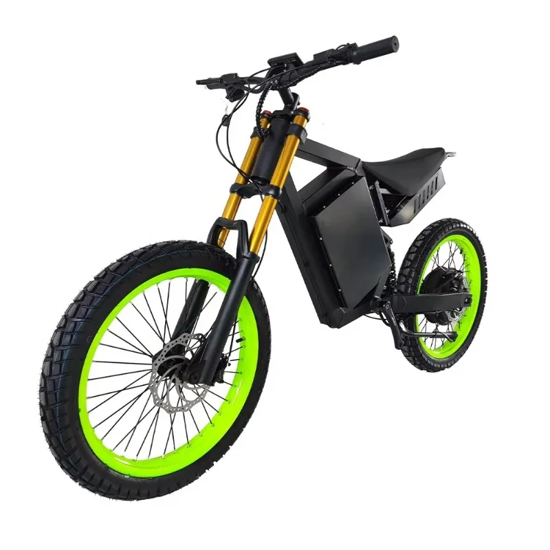 High quality  8000w stealth bomber electric bike motorcycle dirt tyre 70ah battery