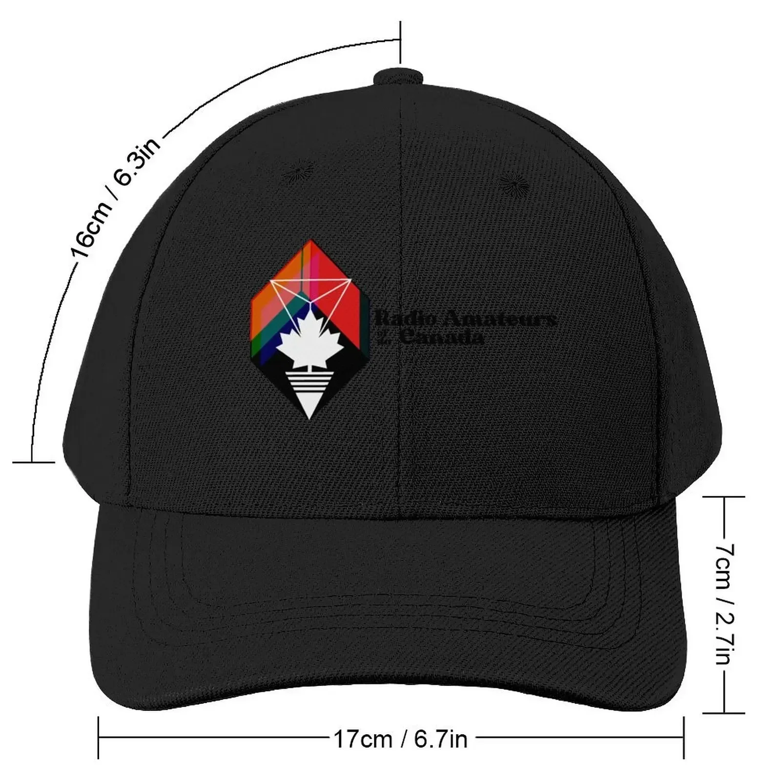 Radio Amateurs of/du Canada RAC Logo Baseball Cap Military Tactical Cap Beach Outing Golf Men Women's