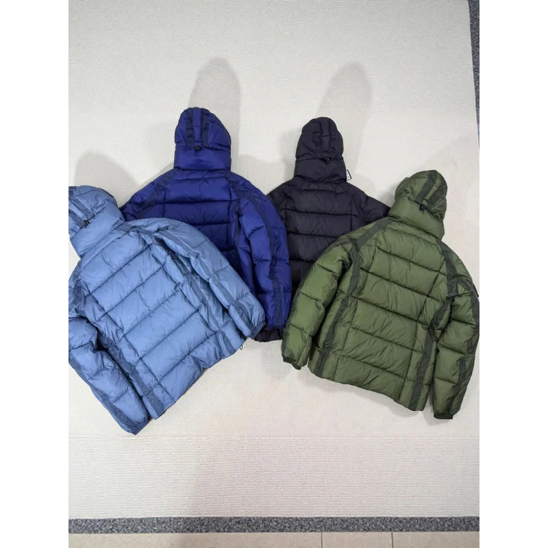 DAVIDSHAO الاتحاد الأوروبي الولايات المتحدة حجم ملابس فاخرة عالية الجودة الخريف الشتاء سميكة الدافئة مقنعين سترة معطف للرجل #3